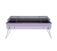 KRXSOBNV, Griglia for Barbecue Portatile in Acciaio Inossidabile Griglia for Barbecue Pieghevole Barbecue all'aperto Senza Fumo Stufa a Carbone Strumento for grigliate da Campeggio,Griglie per barbec