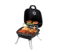 KRXSOBNV, Grill Bollitore Rotondo Picnic All'aperto Patio Cortile Campeggio Tailgating Griglia di Cottura in Acciaio for Bistecca di Pollo,Griglie per Barbecue