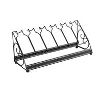 KRXSOBNV Il vino， Elegante e durevole, adatto for cucina/caffetteria/bar/ristorante(Black)