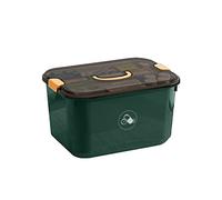 KRXSOBNV, Kit di Pronto Soccorso in plastica Scatola for medicinali Maniglia Portatile for Uso Domestico for Medici 11,4/14,5 Pollici,Kit di Pronto Soccorso(Green,S)