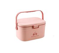 KRXSOBNV, Kit di Pronto Soccorso Scatola dei medicinali for la casa Medicina Portatile Custodia for armadietti Grandi Dimensioni for Esterni Domestici,Kit di Pronto Soccorso(Pink,M)