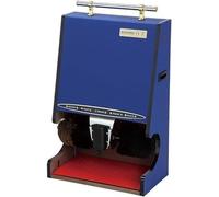 KRXSOBNV Lucidascarpe Elettrico, con Manico, lucidatrice for Scarpe Completamente Automatica, spolveratura, oliatura, lucidatura e ceratura, 80 W, 110 V-220 V(Blue)
