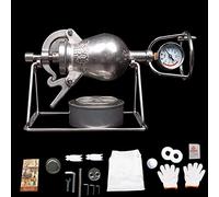 KRXSOBNV, Macchina for popcorn a mano da 230 ml Mini macchina for popcorn professionale in acciaio inossidabile for divertimento in famiglia,Macchina per popcorn