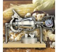 KRXSOBNV, Macchina for popcorn tradizionale cinese, macchina for popcorn in acciaio inossidabile 304, mini macchina for popcorn vintage for la casa,Macchina per popcorn