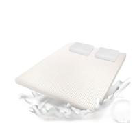 KRXSOBNV, materasso Materassi in lattice naturale Copriletto di supporto con morbidezza lussuosa Copriletto traspirante e confortevole for il mal di schiena 2,5 cm 100x200 cm,Materasso in lattice(2.5
