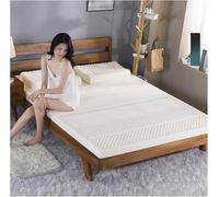KRXSOBNV, materasso Traspirante e confortevole Materasso organico in lattice naturale al 100% Spessore 5 cm/7,5 cm/10 cm Coprimaterasso in memory foam resistente e non facile da piegare7 cm-180x200 cm