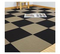 KRXSOBNV Moquette Piastrelle Antiscivolo Peel and Stick Moquette Piastrella for pavimenti 12 * 12 pollici Tappetino insonorizzante for carta da parati effetto cemento fai da te(C,20PCS)