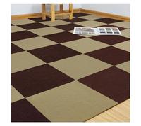 KRXSOBNV, Moquette Piastrelle Antiscivolo Peel and Stick Piastrella for pavimenti 12 * pollici Tappetino insonorizzante for carta da parati effetto cemento fai te,Tappeto autoadesivo(F,10PCS)
