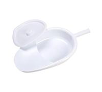 KRXSOBNV, Padella portatile con coperchio, padella da letto for anziani, donne e uomini, vasino for urina durevole e facile da pulire for ospedali, assistenza domiciliare,Orinatoio