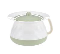 KRXSOBNV, Pentola da camera con coperchio, sputacchiera unisex portatile padella da comodino secchiello for pipì con manico for anziani domestici,Orinatoio(Green)