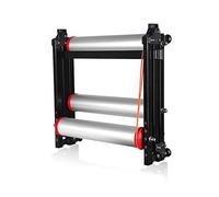 KRXSOBNV, Piattaforma di Guida a rulli for Bicicletta Pieghevole e Regolabile, Portapacchi e Supporti for Ciclismo, Accessori for Trainer for Bici,Rastrelliere per Allenamento in Bicicletta(Black)