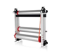 KRXSOBNV, Piattaforma di Guida a rulli for Bicicletta Pieghevole e Regolabile, Portapacchi e Supporti for Ciclismo, Accessori for Trainer for Bici,Rastrelliere per Allenamento in Bicicletta(White)