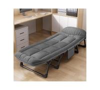 KRXSOBNV Poltrona da ufficio singola, letto da ospedale semplice e portatile, poltrona reclinabile pieghevole(S)