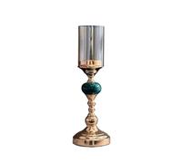 KRXSOBNV, Portacandele in vetro Luce romantica di lusso a lume di candela Puntelli for cena Candela aromatica retrò for la casa Portacandele ,Portacandele