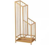 KRXSOBNV Portaombrelli, Stile Classico e Semplice, Cestino for ombrelli Commerciale di Grande capacità, Vassoio Scarico Rimovibile, Regalo(Gold)