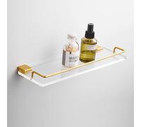 KRXSOBNV Scaffale da bagno, Asciugamani e bottiglie di condimento - Organizer salvaspazio for accessori da cucina bagno(30cm D)