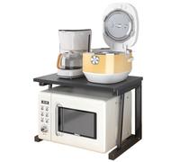 KRXSOBNV, Scaffale da cucina a 2 livelli for posate, pentole e padelle for soggiorno, garage, casa e ufficio ,Cremagliera per forno a microonde