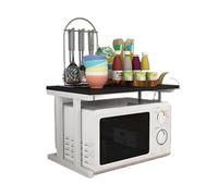 KRXSOBNV, Scaffale for forniture da cucina, scaffale da forno I-Form for organizer da bancone della cucina ,Cremagliera per forno a microonde