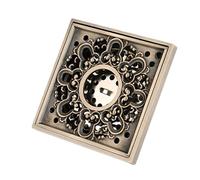 KRXSOBNV, Scarico a Pavimento Filtro in Ottone Antico Bagno Doccia Scolapiatti Scarico for Cucina Scarico for WC for Balcone Squisito Sollievo ,Scarichi a Pavimento