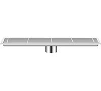 KRXSOBNV, Scarico a Pavimento for Doccia Rettangolare SUS304 con Coperchio Rimovibile, scolapiatti e Basamento ,Scarichi a Pavimento(90cm(35.4''))