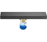 KRXSOBNV, Scarico for doccia lineare con filtro for capelli, scarico a pavimento for doccia rettangolare SUS304 con coperchio rimovibile, scolapiatti e seminterrato ,Scarichi a pavimento(100cm(39.3'')