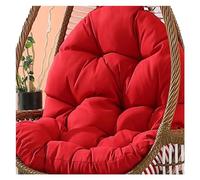 KRXSOBNV, Sedia amaca sospesa Grande cuscino for sedia a dondolo sospesa resistente al sole, cuscini for sedia quattro stagioni for camera da letto,Tappetino per altalena(Red)