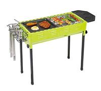 KRXSOBNV, Set Completo di Strumenti Rimovibili for Comodi spiedini, griglia zincata for resistere all'ossidazione,Griglie per Barbecue