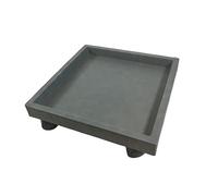 KRXSOBNV, Sottovasi for Piante da Esterno Carrello for Quadrato for Vaso Fiori Vassoio for Acqua for Vaso for con Ruote Base for Sottovaso ,Carrello per Piante(50cm)