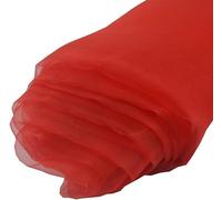 KRXSOBNV, Stoffa Sfondo di Nozze Arco Decorazione Forniture Casa Tovaglia Tenda Abito Sposa Velo Tessuto,La Seta di Eugen(Red)