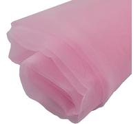 KRXSOBNV, Stoffa Sfondo di Nozze Arco Decorazione Forniture Casa Tovaglia Tenda Abito Sposa Velo Tessuto,La Seta di Eugen(Light Pink)