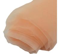 KRXSOBNV, Stoffa Sfondo di Nozze Arco Decorazione Forniture Casa Tovaglia Tenda Abito Sposa Velo Tessuto,La Seta di Eugen(Peach)