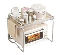 KRXSOBNV, Supporto for forno a microonde industriale con ripiani, ripiano for utensili da cucina con armadietto, ripiano for cucina in piedi ,Cremagliera per forno a microonde