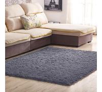 KRXSOBNV, Tappeto di lusso soffice e shag for area lounge Tappeti densi che non perdono pelo morbido al tatto tradizionale chic Ideale for soggiorno, camera da letto ,Tappeti(Gray,120x200)
