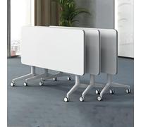 KRXSOBNV, Tavoli for sala conferenze con flip top da 3 pezzi Tavolo mobile seminari riunioni allenamento home office Classr,Tavoli da conferenza(120x40x75cm)