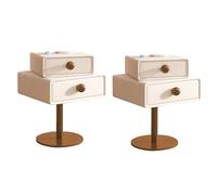 KRXSOBNV, Tavolino alto for divano, comodino piccolo sul comodino, comodino for organizzazione di stoccaggio con cassetto superiore girevole for camera da letto soggiorno di piccole dimensioni,Comodi
