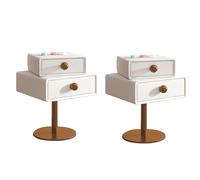 KRXSOBNV, Tavolino alto for divano, comodino piccolo sul comodino, comodino for organizzazione di stoccaggio con cassetto superiore girevole for camera da letto soggiorno di piccole dimensioni,Comodi