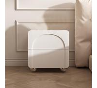 KRXSOBNV, Tavolino da letto Tavolino da fattoria, comodino for camera da letto, comodini for piccoli spazi,Comodini(White,50x40x48cm)