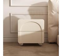 KRXSOBNV, Tavolino da letto Tavolino da fattoria, comodino for camera da letto, comodini for piccoli spazi,Comodini(Off white,50x40x48cm)