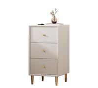 KRXSOBNV, Tavolino Minimalista E Pratico for Camera da Letto, Cassettiera for Camera da Letto, Cassettiera for Camera da Letto, Set di Mobili for Comodini Tavolino Alto,Comodini(White,35x35x60cm)