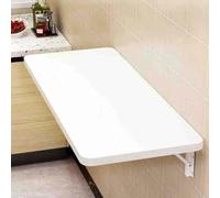 KRXSOBNV Tavolo da pranzo pieghevole Tavolino da cucina a ribalta Tavolino da cucina a parete con staffe for mensole Tavolo da bar pieghevole galleggiante for piccole stanze(L90xW30cm/L35xW12in)