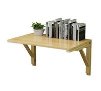KRXSOBNV Tavolo pieghevole a ribalta con montaggio a parete for risparmiare spazio in studio o cucina e sala da pranzo Scrivania portatile galleggiante for scrivania del computer.(100 * 60cm)