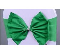 KRXSOBNV, Telai for sedie, 100 Pezzi Fasce for Fasce for sedie in Spandex for Matrimoni Sedia Elasticizzata Grandi Papillon for la Decorazione di Banchetti Evento Party-05,Fascia per Sedia(Green)