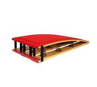 KRXSOBNV, Trampolino da ginnastica for adulti for carichi pesanti, attrezzatura da ginnastica for volte con 9 molle for il seminterrato del bar della palestra di casa ，Trampolino da ginnastica