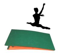 KRXSOBNV, Trampolino for Ginnastica Trampolino for Volta a Cavallo da Ginnastica a Forma di S, con Tavola di Legno Ispessita, Adatto a Scuole e Club Sportivi ,Trampolino da ginnastica