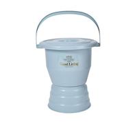 KRXSOBNV, Vaso da camera con manico, padella WC portatile orinatoio sputacchiera vasino pipì secchio for donna incinta anziani adulti,Orinatoio(Blue,27.5cm)