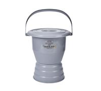KRXSOBNV, Vaso da camera con manico, padella WC portatile orinatoio sputacchiera vasino pipì secchio for donna incinta anziani adulti,Orinatoio(Grey,27.5cm)