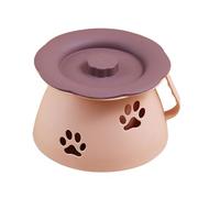 KRXSOBNV, Vaso da camera for adulti e bambini, padella for WC portatile con coperchio e maniglia, vasino for orinatoio con sputacchiera, secchio domestico multifunzionale,Orinatoio(Pink)