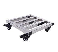 KRXSOBNV, Vassoio for vasi da Fiori Fioriera Facile spostare, 4 Ruote bloccabili, Rotazione a 360°, rotelle del Carrello for fioriera for Interni ed Esterni ,Carrello per Piante(45cm)