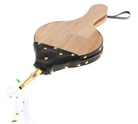 KRXSOBNV, Ventilatore for camino tradizionale in legno, soffiatore manuale for caminetto, bocchetta in metallo for for stufa a legna, casa, barbecue, for da campeggio all'aperto,Soffietto(02 models)