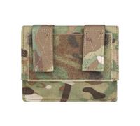 KRYDEX Custodia tattica per contrappeso per casco con torcia elastica, supporto per batteria Chemlight, per caschi OPS Fast BJ PJ MH (multi mimetico)